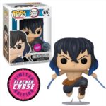 Funko Pop!Demon Slayer:Kimetsu no Yaiba-Inosuke Hashibira Chase Masked Flocked #875 Figure Exclusive