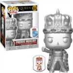Funko Pop! Rocks: Queen - Freddie Mercury King Platinum with Pin Special Edition #184 Vinyl Figure