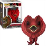 Funko POP! Jurassic Park - Dilophosaurus Red #550 Special Edition Exclusive