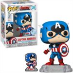 Funko Pop! Marvel: Beyond Earths Mightiest Captain America w Pin Special Edition #1290
