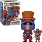 Funko Pop! Disney: The Muppet Christmas Carol Charles Dickens With Rizzo Flocked #1456 Amazon Excl