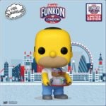 Funko Pop! Television: The Simpsons Homer with Reactor #1630 Funkon 2024 Convention Limited Edition