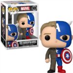 Funko Pop! Marvel: Split - Steve Rogers/Captain America #1431 Bobble-Head Vinyl Figure