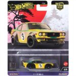 Mattel Hot Wheels Premium: Car Culture Japanese Historic #4 - 1/64 Mazda RX3 Yellow Green 5/5