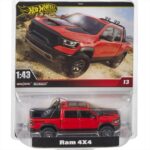 Mattel Hot Wheels Premium: 1/43 #13 - RAM 4x4 Pick-up Red