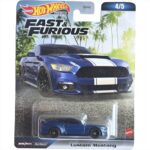 Mattel Hot Wheels Premium 1/64 -  Fast and Furious - Custom Mustang - Blue White 4/5 - HNW51 - HT999