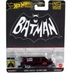 Mattel Hot Wheels Premium 1/64 - Pop Culture - 1985 Chevrolet Astro Van Batman Black