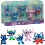 Lilo  Stitch Mini Figure 5-Pack Stitch Collectible Figure Set 7 cm Just Play