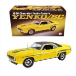 Acme Diecast 1/18 1969 Chevrolet Yenko Camaro Sc,Yellow With Black Roof