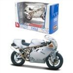 Bburago 1/18 - Ducati Supersport 900Fe - Silver Diecast
