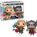 Funko Pop! 2-Pack: Thor Love and Thunder - Thor  Mighty Thor Special Edition Bobble-Head Vinyl Figur