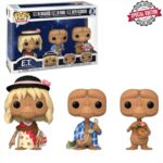 Funko Pop! 3-Pack Movies: E.T. - E.T. in Disguise / E.T. in Robe / E.T. with Flowers Special Edition