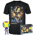 Funko Pop! Box: Marvel - Rescue Black Light POP and TEE with T-Shirt