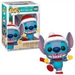 Funko POP!  Disney: Lilo  Stitch - Holiday Stitch Santa Hat #1503 Vinyl Figure