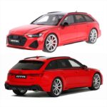 GT Spirit 1/18 2021 Audi Rs6 C8 Mtm Avant *Resin Series*,Tango Red