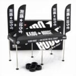Mini GT 1/64 Kaido House Tent V1 With Set Of Rims,Black/White