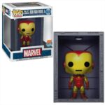 Funko Pop! Deluxe: Marvel Hall of Armor: Iron Man Model 4 Metallic PX Previews Exclusive #1036 Bobbl