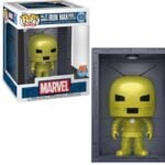 Funko Pop! Deluxe: Marvel Hall of Armor: Iron Man Model 1 Golden Armor Mettalic PX Previews Exclusiv