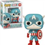 Funko Pop! Marvel: Retro Reimagined - Captain America Special Edition #1319 Bobble-Head Vinyl Figure