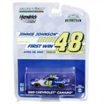 Greenlight 1/64 1969 Chevrolet Camaro Jimmie Johnson/Hendrick Motorsports First Win Tribute April 28