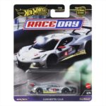 Mattel Hot Wheels 1/64 Premium : Race Day – Corvette C8.R, grey/yellow 2/5