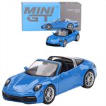 Mini GT 1/64 porsche 911 targa 4s, shark blue