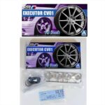 AOSHIMA #13 ssr executor cv01 19inch wheel and tire set, plastic modelkit