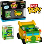 Funko Bitty Pop! Rides: Teenage Mutant Ninja Turtles - Leonardo and Turtle Van Vinyl Figure