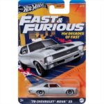 Mattel Hot Wheels Fast  Furious: HW Decades of Fast - 70 Chevrolet Nova SS Vehicle HRW42