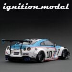 1/18 lb-works nissan gt-r r35 type 2 #10, white/blue - Image 2