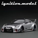 1/18 lb-works nissan 35 gt-rr with 20inch wheels, silver