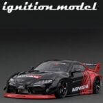 Igniotion Models 1/18 lb works toyota supra a90 *advan*, black/red