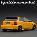 Ignition 1/18 honda civic ek9 type r, yellow - Image 2