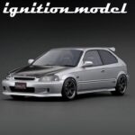 Ignition 1/18 honda civic ek9 type r, silver