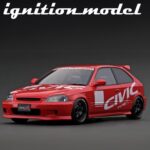 Ignition 1/18 honda civic ek9 type r 15 inch wheels, red