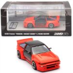 Inno Models 1/64 toyota corolla trueno ae86 pandem rocket bunny *e.prime racing, orange/black