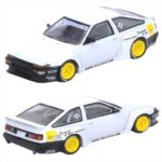 Inno Models 1/64 toyota corolla trueno ae86 pandem rocket bunny, white