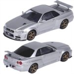 Inno Models 1/64 nissan skyline gt-r r34 v-spec ii, silver