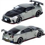 Inno Models 1/64 nissan skyline gt-r r35 *top secret*, grey/black