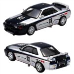 Inno Models 1/64 nissan skyline gt-r r32 #23 gr.a test car 1989, blue/white