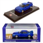 Inno Models 1/64 nissan skyline gt-r r33, championship blue