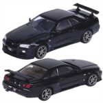 Inno Models 1/64 nissan skyline gt-r r34 v-spec ii, black