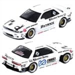 Inno Models 1/64 nissan silvia s13 v2 *pandem/rocket bunny, white