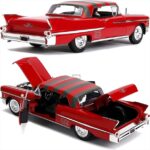 JADA #253255004 1/24 1958 cadillac series 62 with diecast freddy krueger figure - Image 2