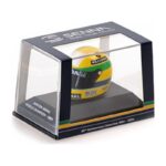Minichamps 1/8 1990 helmet ayrton senna, world champion, yellow/green