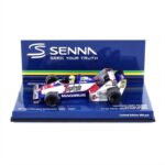 Minichamps 1/43 1984 toleman hart tg183b ayrton senna 2nd brazilian gp, dirty version