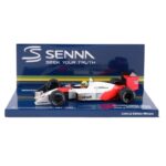 Minichamps 1/43 1988 mclaren honda mp4/4 world champion ayrton senna, dirty version