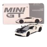 Mini GT 1/64 1964 ford gt prototype heritage edition, white/black