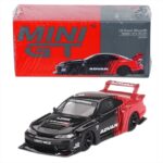 Mini GT 1/64 1999 nissan silvia s15 lb- super silhouette, red/black