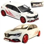 NOREV 1/18 2019 renault megane rs trophy-r, white with red rims